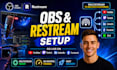 setup obs configure restream and fix obs dropped frames and rtmp lag