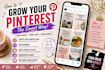 design eye catching pinterest pins in canva