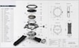 create 3d watch cad model, wristwatch design, and manufacturing ready drawing