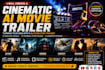 create cinematic ai video  movie trailer using google flow 3