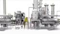 create 3d industrial animation oil refinery plant process animation video