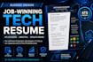 write a job winning tech resume