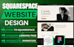 design squarespace website, figma to squarespace, wix to wordpress, squarespace