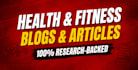 write health and fitness articles