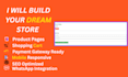 design responsive ecommerce website in HTML CSS