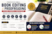 do book proofreading and book editing