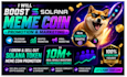 boost solana meme coin promotion meme coin marketing telegram crypto promotion