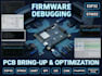 debug and optimize esp32 stm32 embedded firmware pcb bring up uart spi i2c can