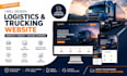 design logistics, trucking, dispatch, freight, moving company website