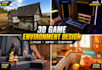 create 3d game design 3d stylized environment unity 3d game maps 3d level design