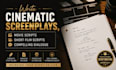 give feedback, script coverage, notes, analysis for your screenplay or script