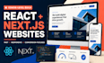 build a fast conversion focused react next js website