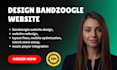 design any bandzoogle website for musicians, artists, dj, record label
