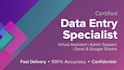 data entry, excel and virtual assistant tasks