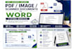 convert PDF, scanned documents and images to word