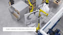 do 3d industrial machine animation, 3d manufacturing process, industrial machine