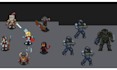create professional pixel art sprites, characters, icons, and animations