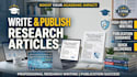 write, edit, publish research article using spss, nvivo, mendeley, endnote