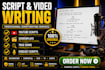 be your professional youtube scriptwriter for video script writing