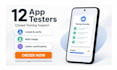 provide 12 app testers googlw play closed testing mobile app testing