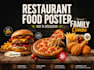 design a high converting restaurant food poster flyer