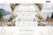 create a modern wedding website and rsvp invitation
