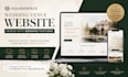 design a squarespace wedding venue website with booking features