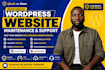provide maintenance and support for wordpress website