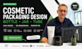 design cosmetic packaging bottle jar tube cad model rendering prototype