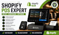 setup shopify pos, retail store and inventory