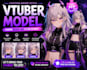 design and rigging vtuber model live2d in anime art for vtuber studio