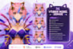 draw and rig 2d vtuber model anime live2d model anime 2d live2d vtuber rigging