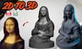 convert 2d image to 3d model figurine character sculpt anime stl file printing