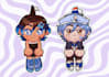 draw cute chibi stickers and custom characters
