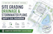 design site grading drainage plan stormwater plan and swppp for city permit