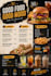 design food flyer, poster, banner and menu