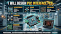design industrial control pcb, plc modules, rs485 embedded hardware mcu firmware