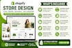 design a professional shopify store