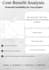do cost and benefit analysis for your development projects