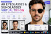 create a webar eyeglasses virtual try on