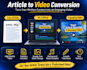 convert your text script into high quality ai video