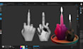 create custom 3d silicone mold, candle, plastic injection mold, slip casting