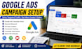 setup google ads campaign adwords PPC and conversion tracking