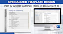format, layout, and style your word document or PDF into a clean template
