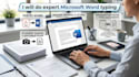 do expert microsoft word typing