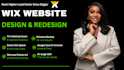 design wix website redesign wix website wix website design