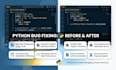 write simple python scripts and fix basic python code