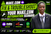 create fix and troubleshoot your make com automation scenario