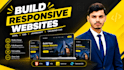 build a responsive website with HTML CSS and javascript