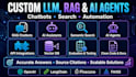 build custom rag chatbots, llm apps and ai agents